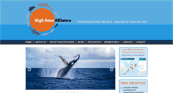Desktop Screenshot of highseasalliance.org