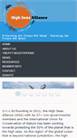 Mobile Screenshot of highseasalliance.org